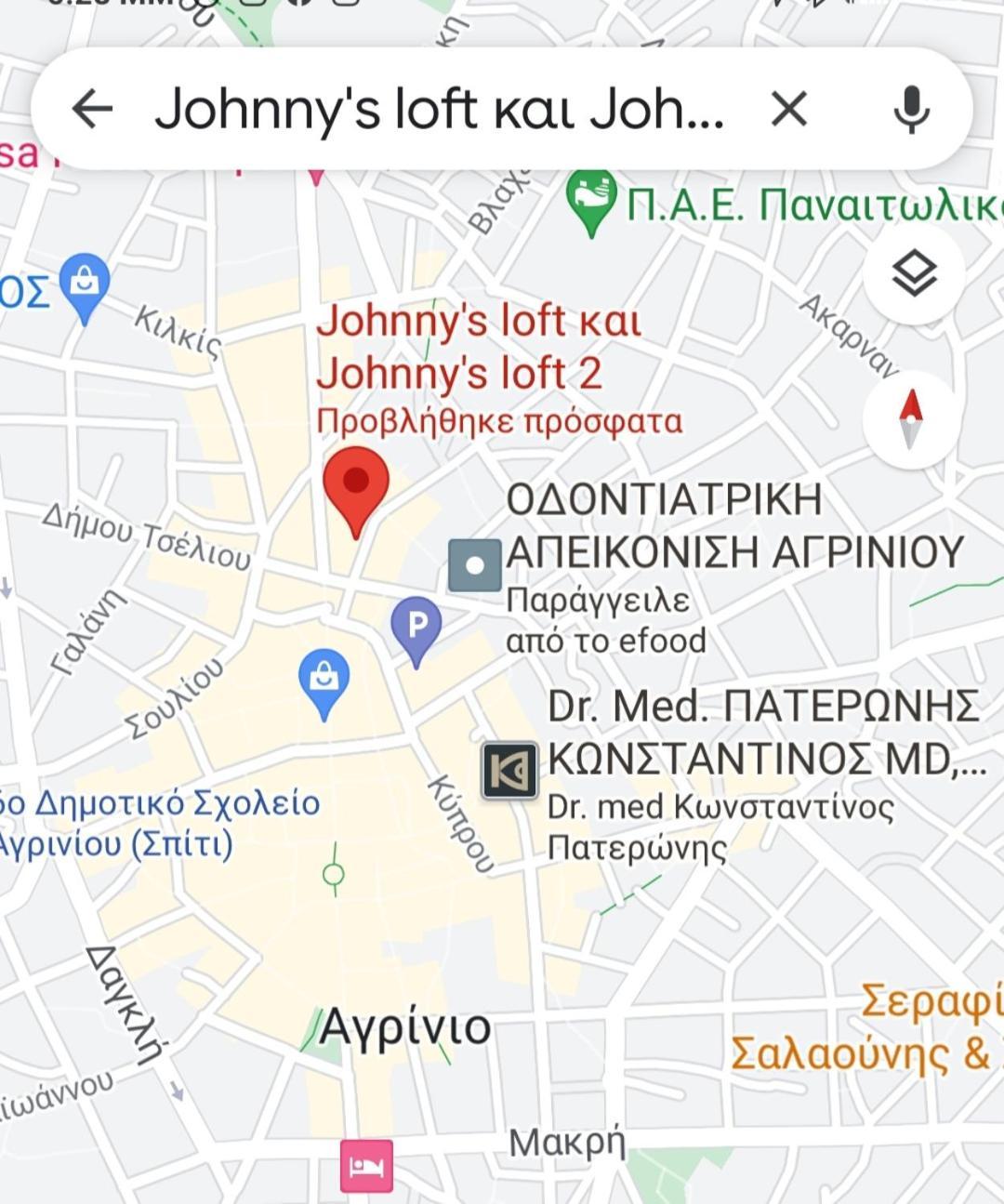 Apartamento Johnny'S Loft Agrinio Exterior foto